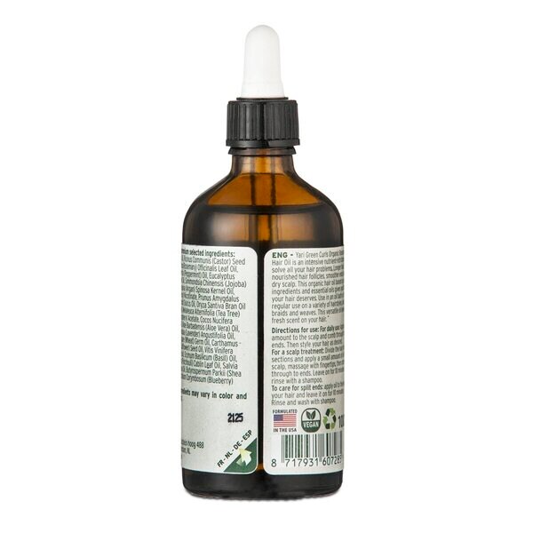 Yari Green Curls Rosmariini Minttu Hiusöljy 100ml