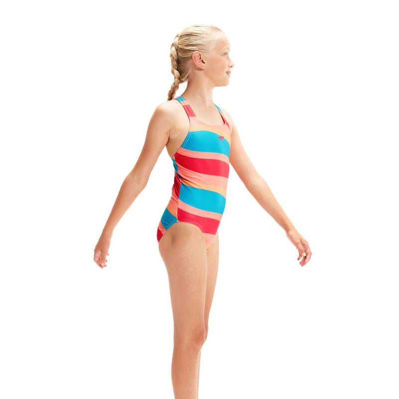SPEEDO Printed Medalist Badeanzug Mädchen