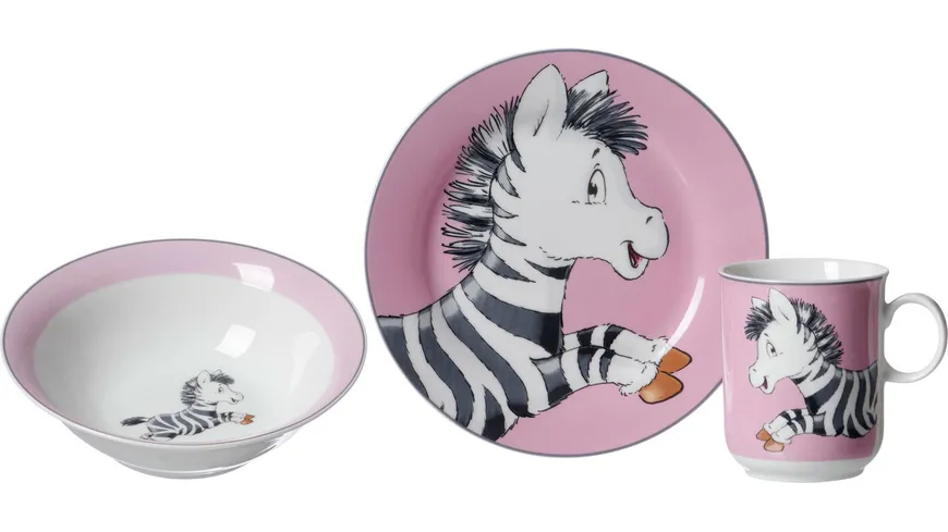 Ritzenhoff & Breker Geschirrset Happy Zoo Zoe 3-tlg.