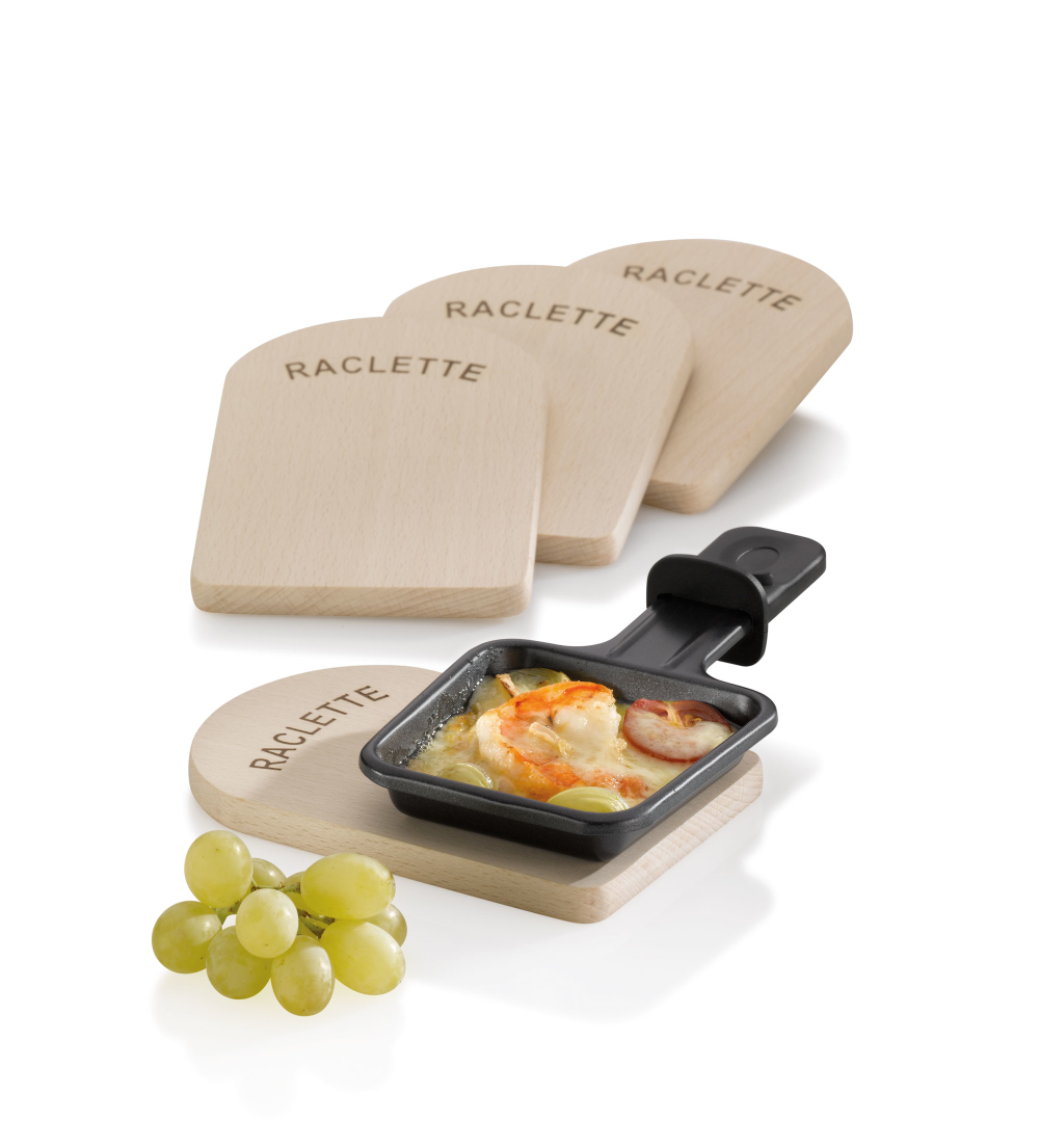 Raclette-Brettchen-Set Baar