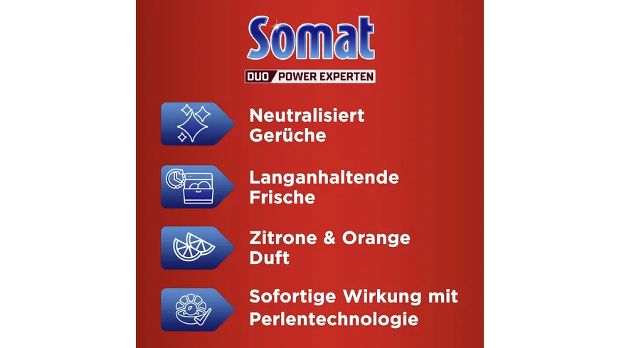 Somat Deo Duo-Pearls Zitrone Orange 17 g