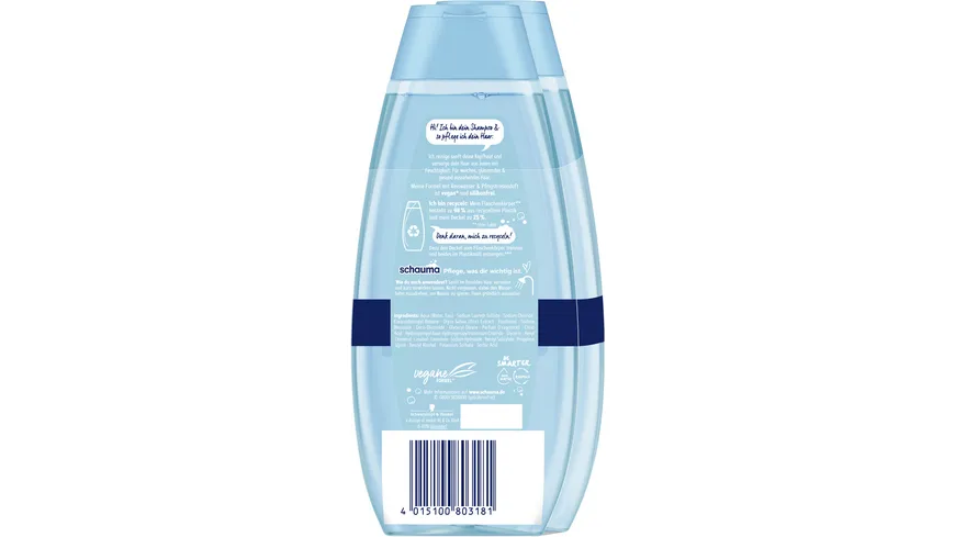 Schauma Shampoo Feuchtigkeit & Glanz Doppelpack 800 ml