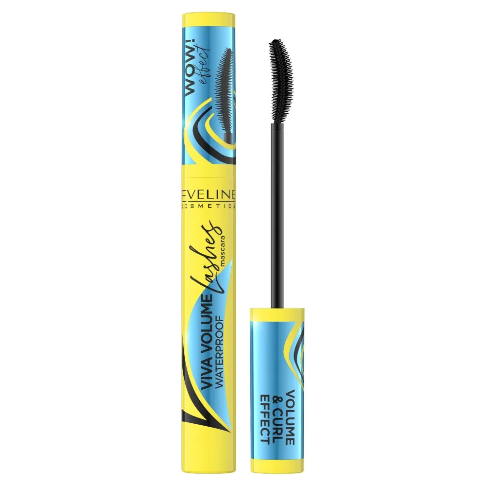 Eveline blakstienų tušas, atsparus vandeniui, Viva Volume Lashes!