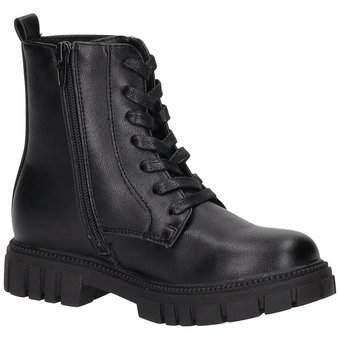 Puccetti Schnür Boots in schwarz
