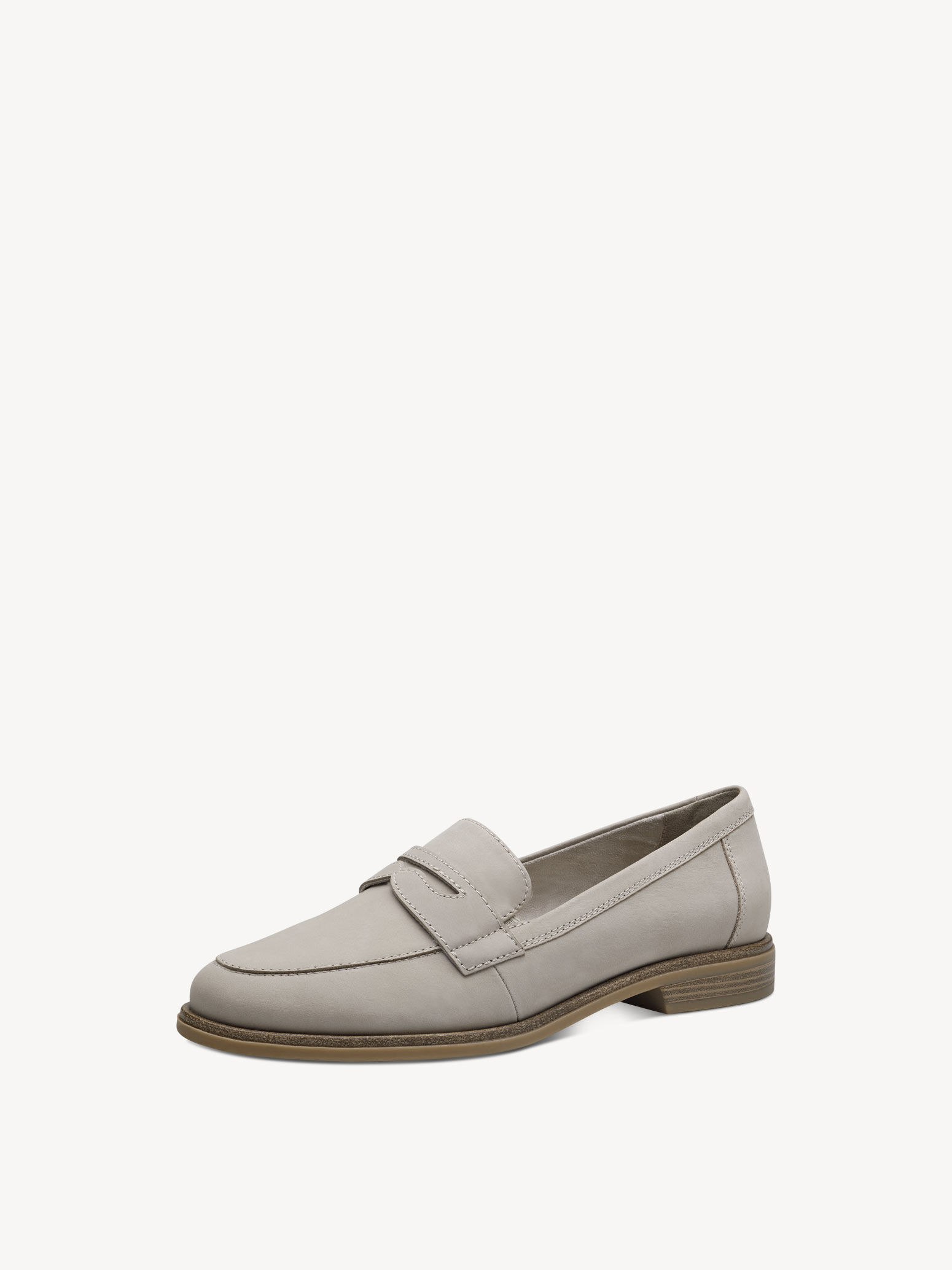 Slipper en cuir - beige