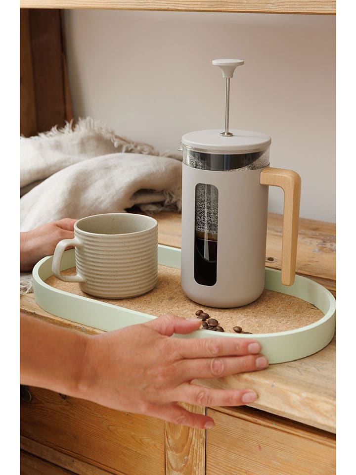Kitchencraft Serviertablett in Hellbraun/ Mint - (L)37,8 x (B)20,4 cm günstig kaufen onesize