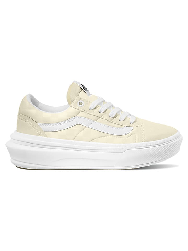 Vans Leder-Sneakers in Creme günstig kaufen