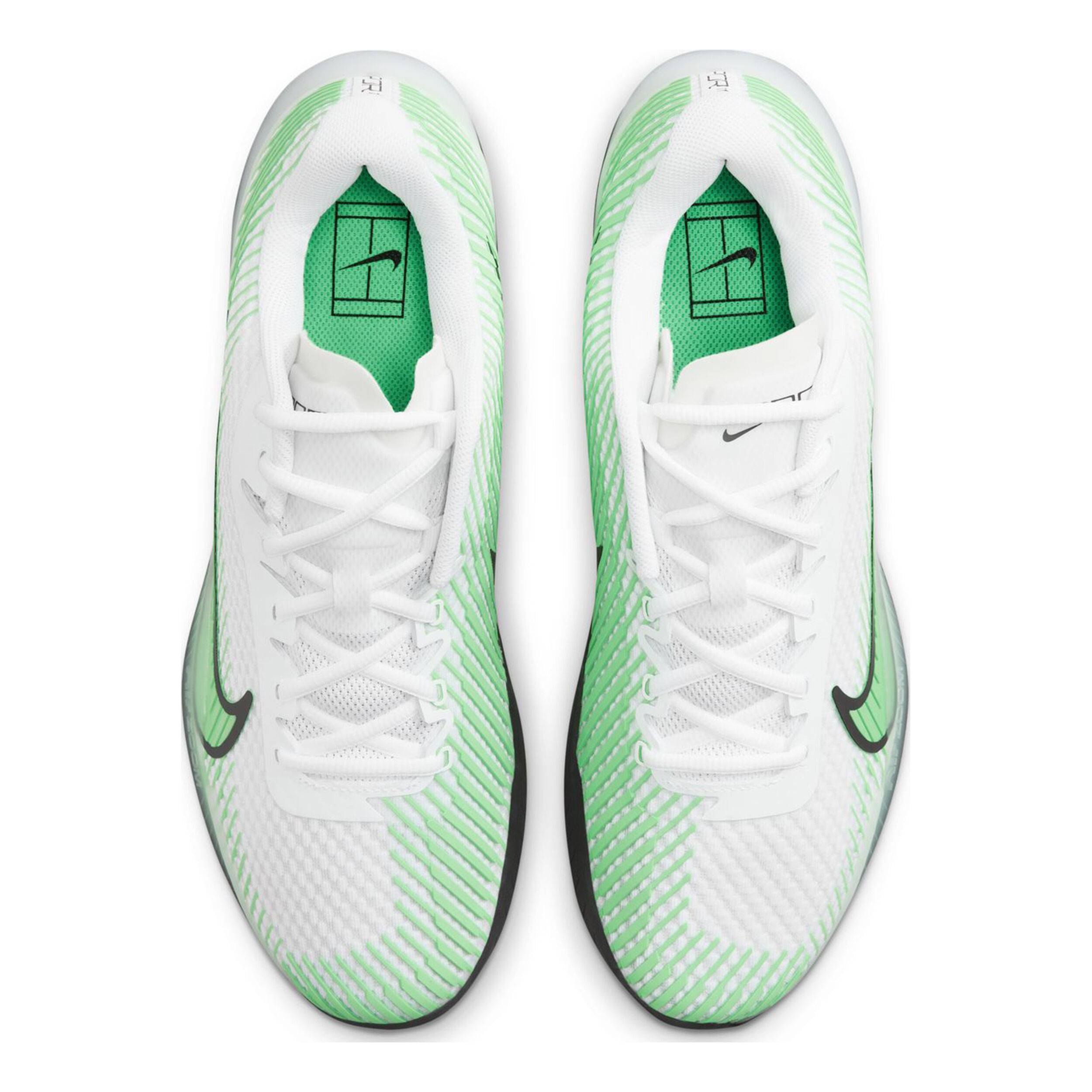 Air Zoom Vapor Pro 2 Allcourtschuh Herren - Weiß, Grün