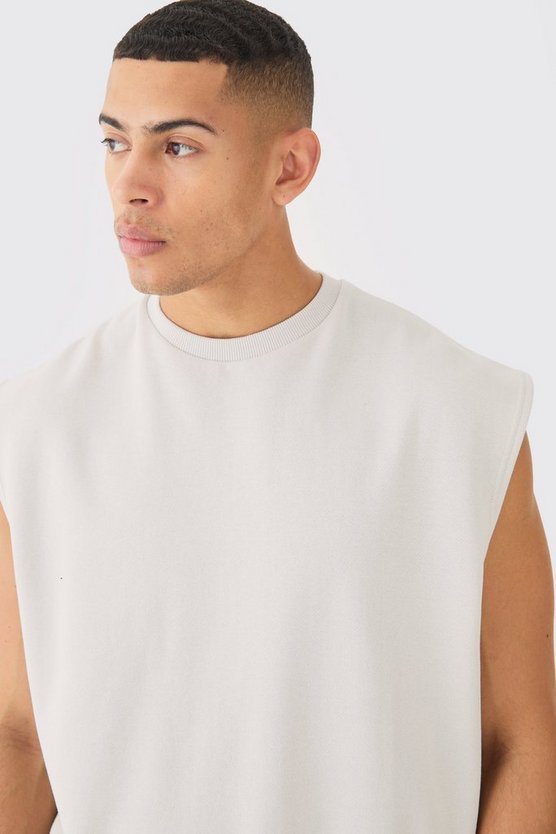 Kastiger Oversize Jersey-Tanktop