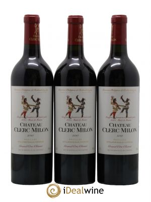 Château Clerc Milon 5ème Grand Cru Classé  2010 - Lot de 3 Bouteilles