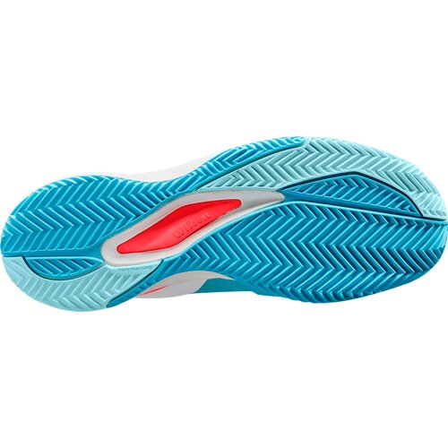 DAMEN TENNISOUTDOORSCHUHE RUSH PRO ACE CLAY W SCUBA BLUE/WH/FIERY