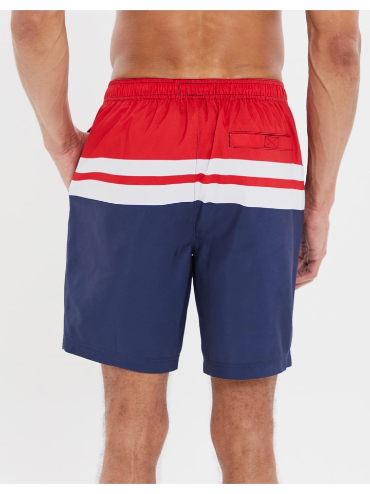 Threadbare Badehose THB Swim Short Kingdom in Navy-Red günstig kaufen