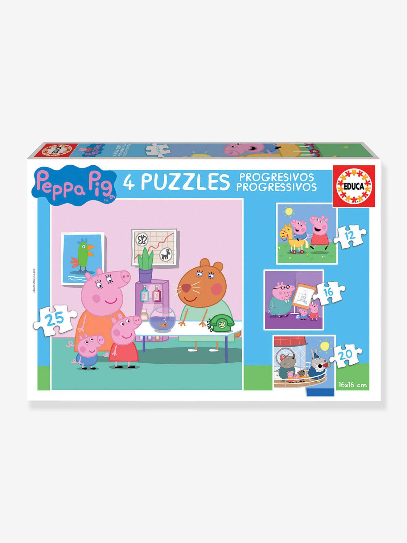 Educa 4er-Set Puzzles Peppa Pig EDUCA - blau