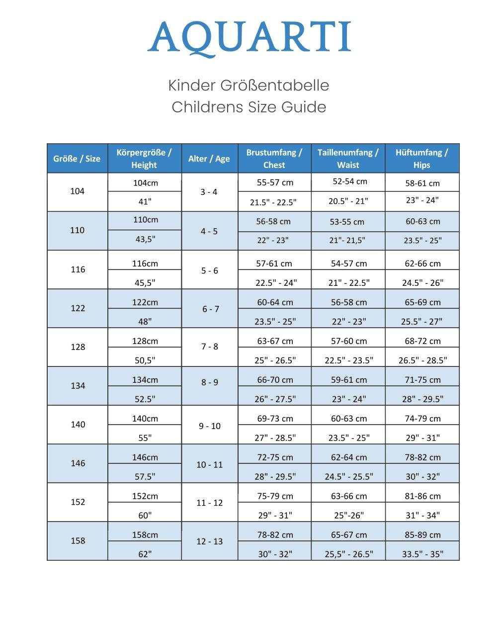 Aquarti Turnanzug Aquarti Mädchen Kurzarm Ballettanzug Einfarbig