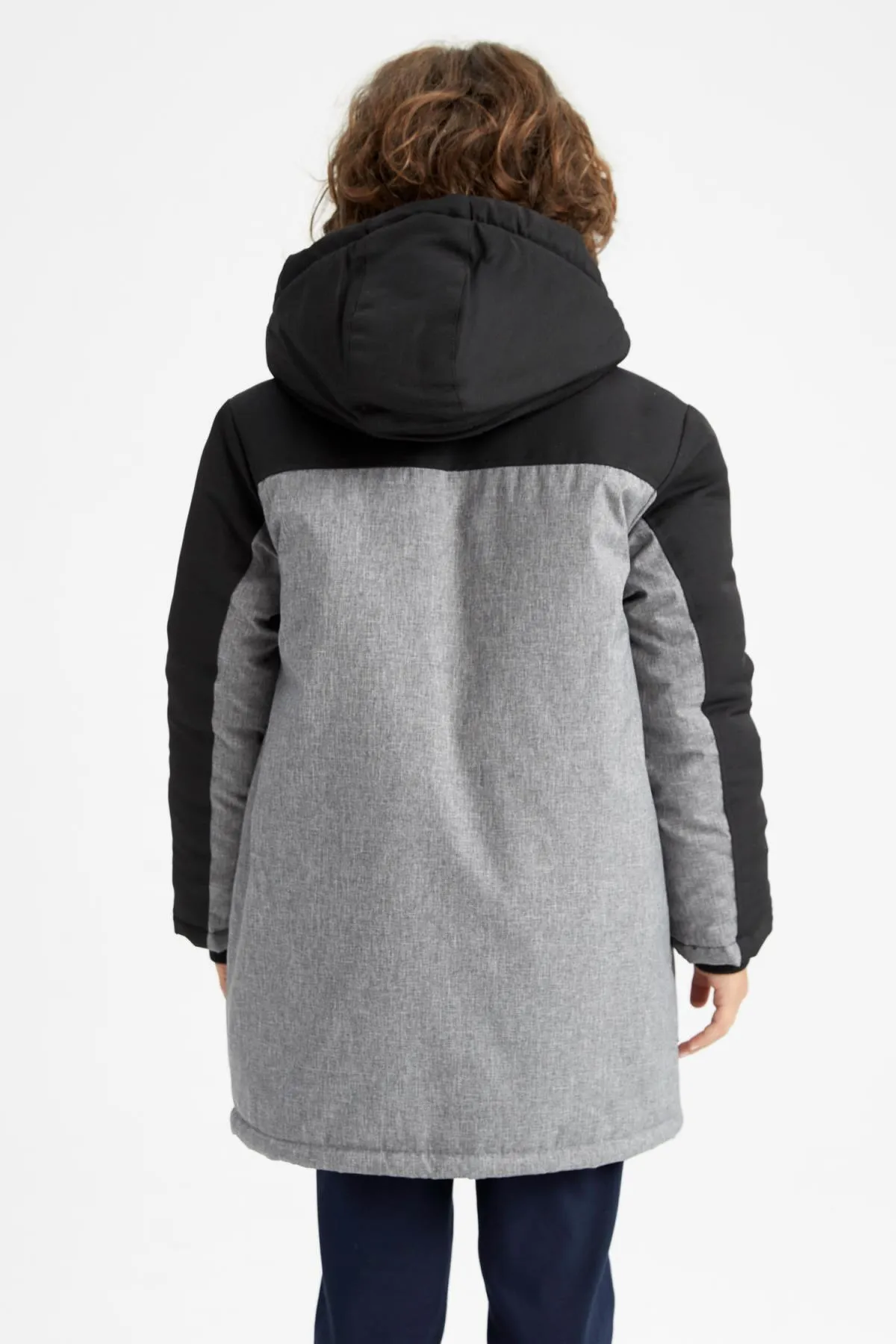 DeFacto  Jungenparka mit Kapuze und Plüschfutter
