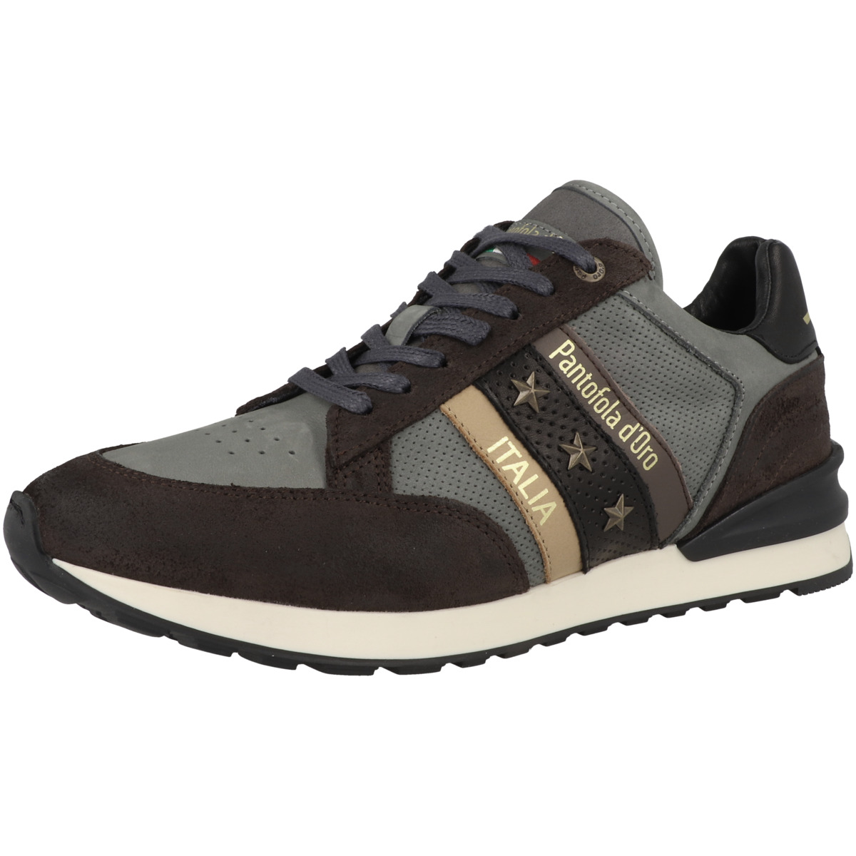 Pantofola d Oro Imola Runner Uomo Low Sneaker Low dunkelbraun