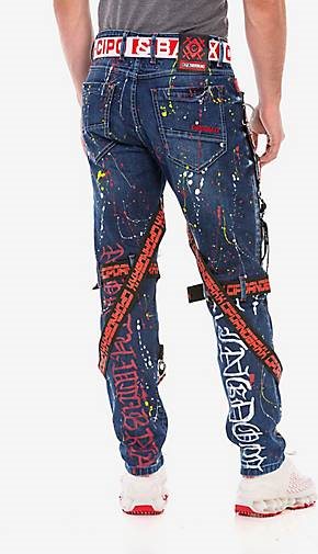 Cipo & Baxx JEANS in angesagtem Designer-Look