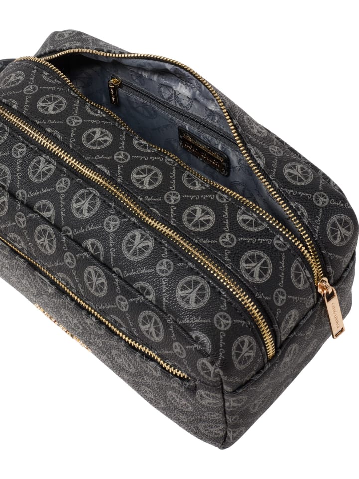 Carlo Colucci Kosmetiktasche Dellantonio in Schwarz günstig kaufen onesize