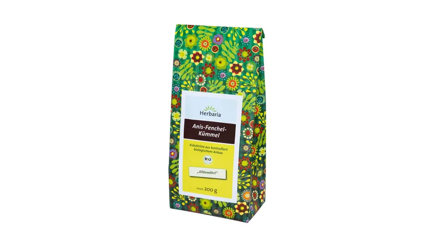 Herbaria Anis-Fenchel-Kümmel-Tee bio 200 g