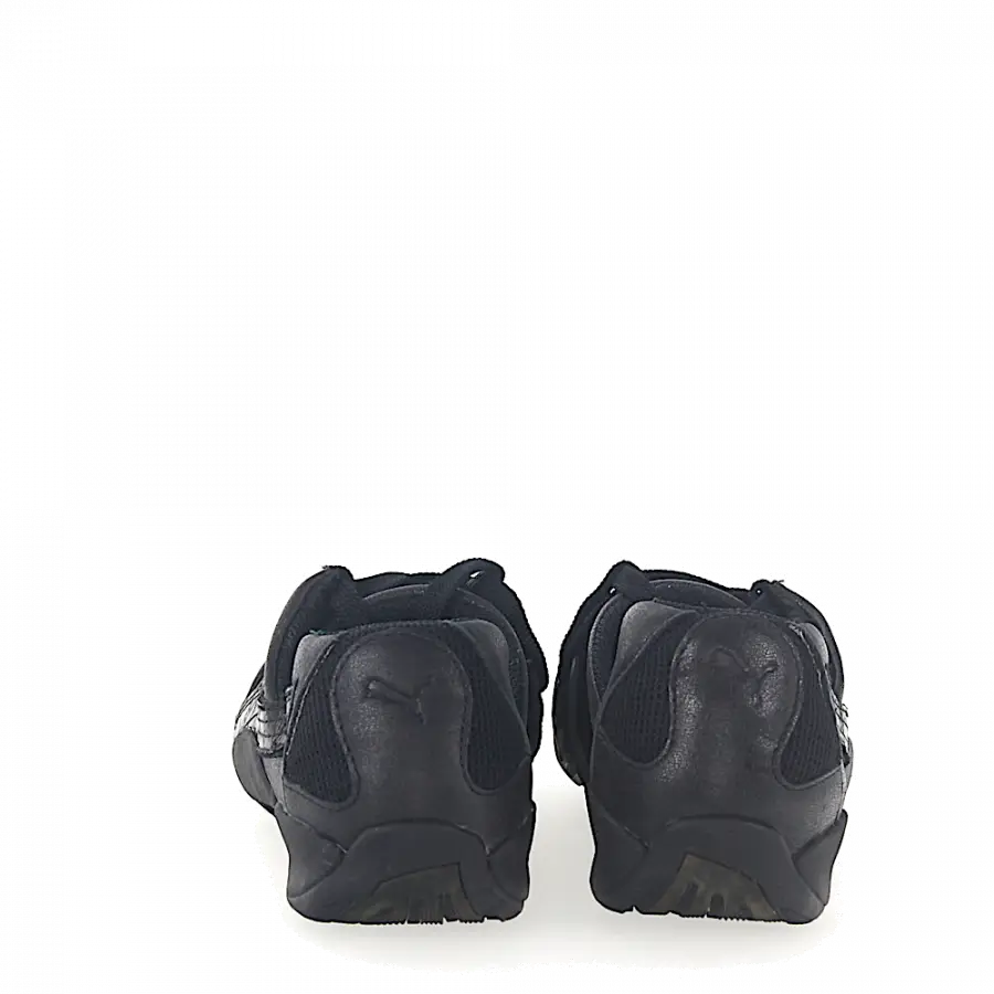 PUMA - Sneaker Glattleder Gummi schwarz - schwarz