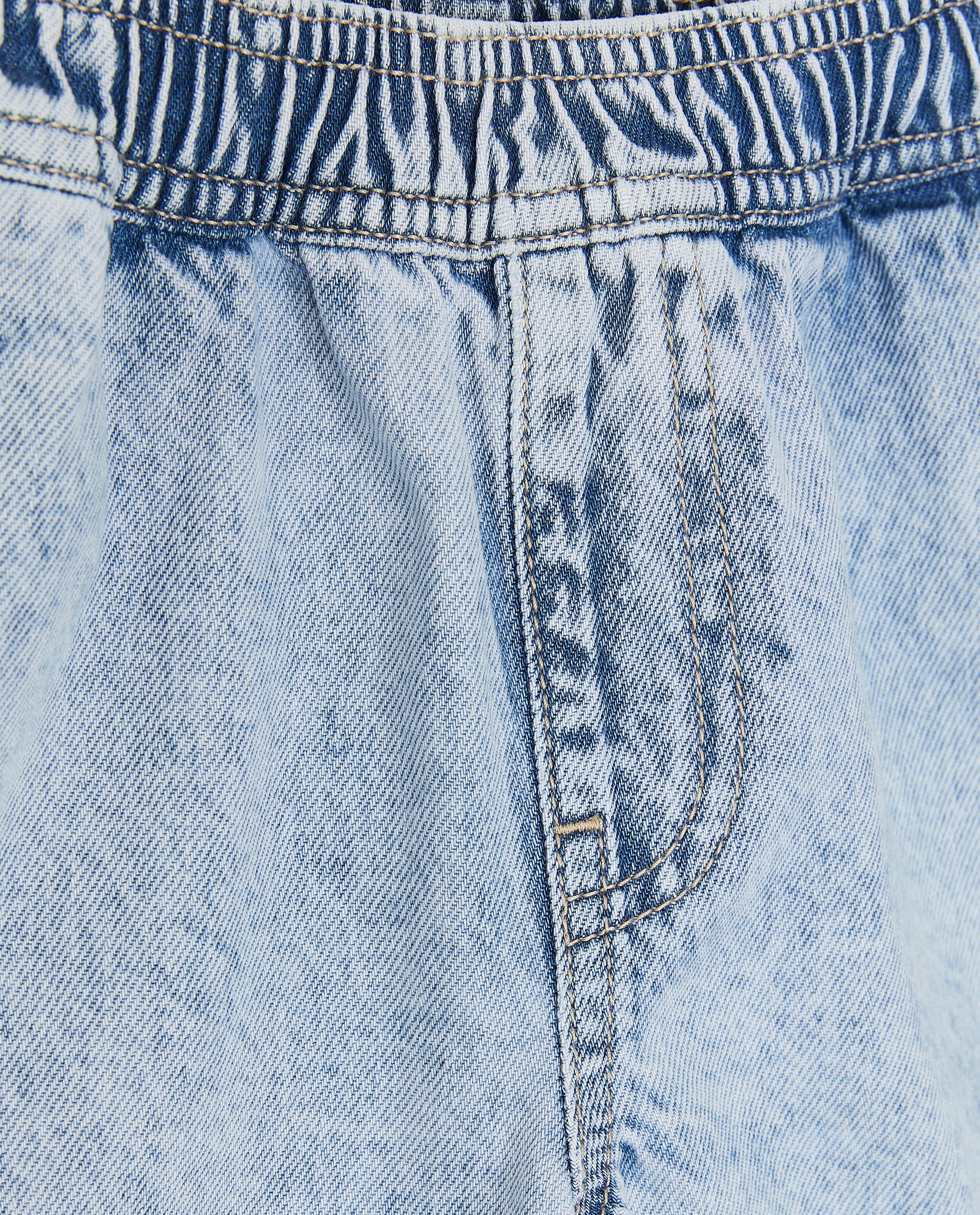 Pantaloni scurți din denim albastru unisex Nanja Massy, 3-8 ani, albastru deschis
