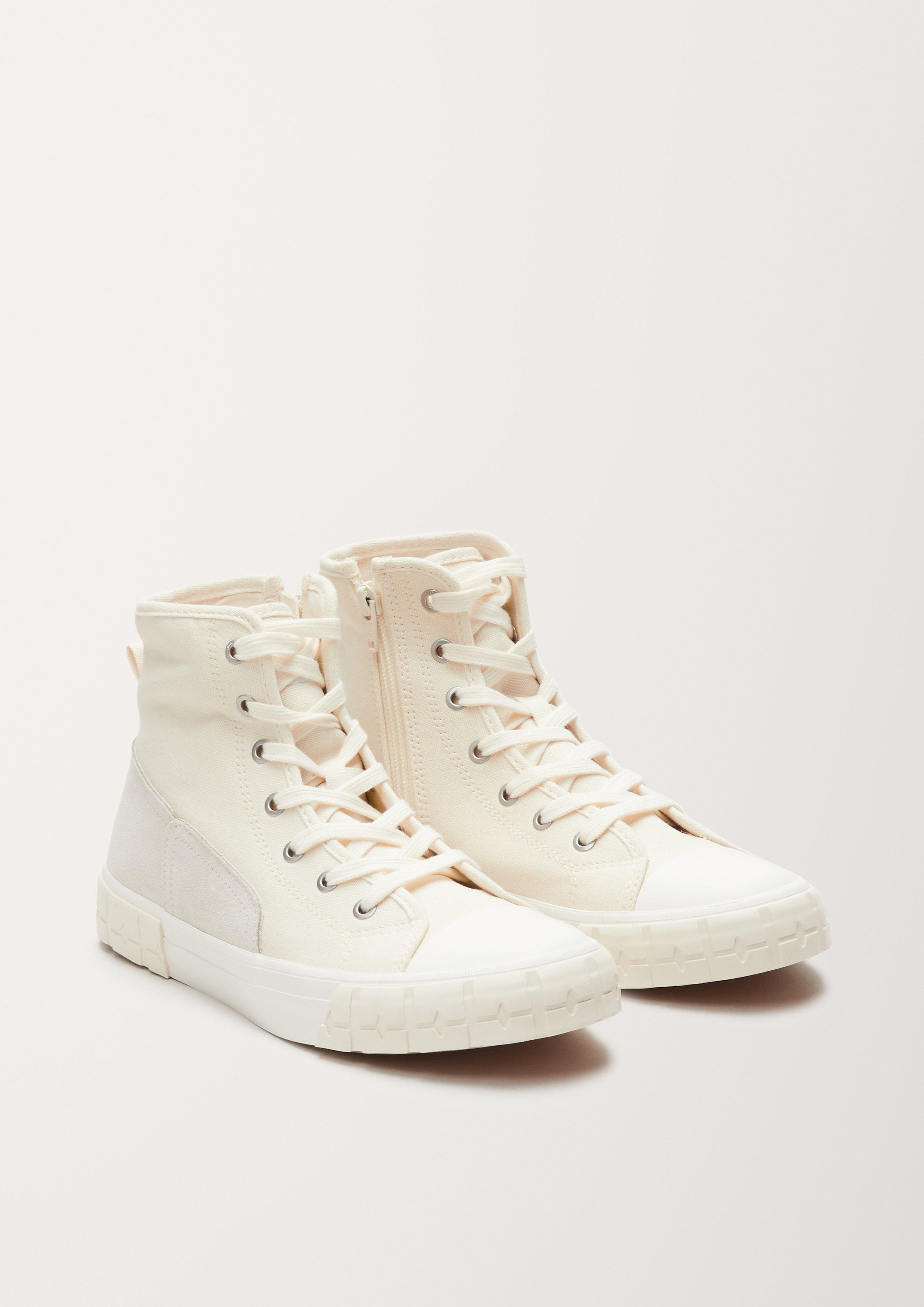 Hohe Sneaker mit Leder-Details  6005692-410