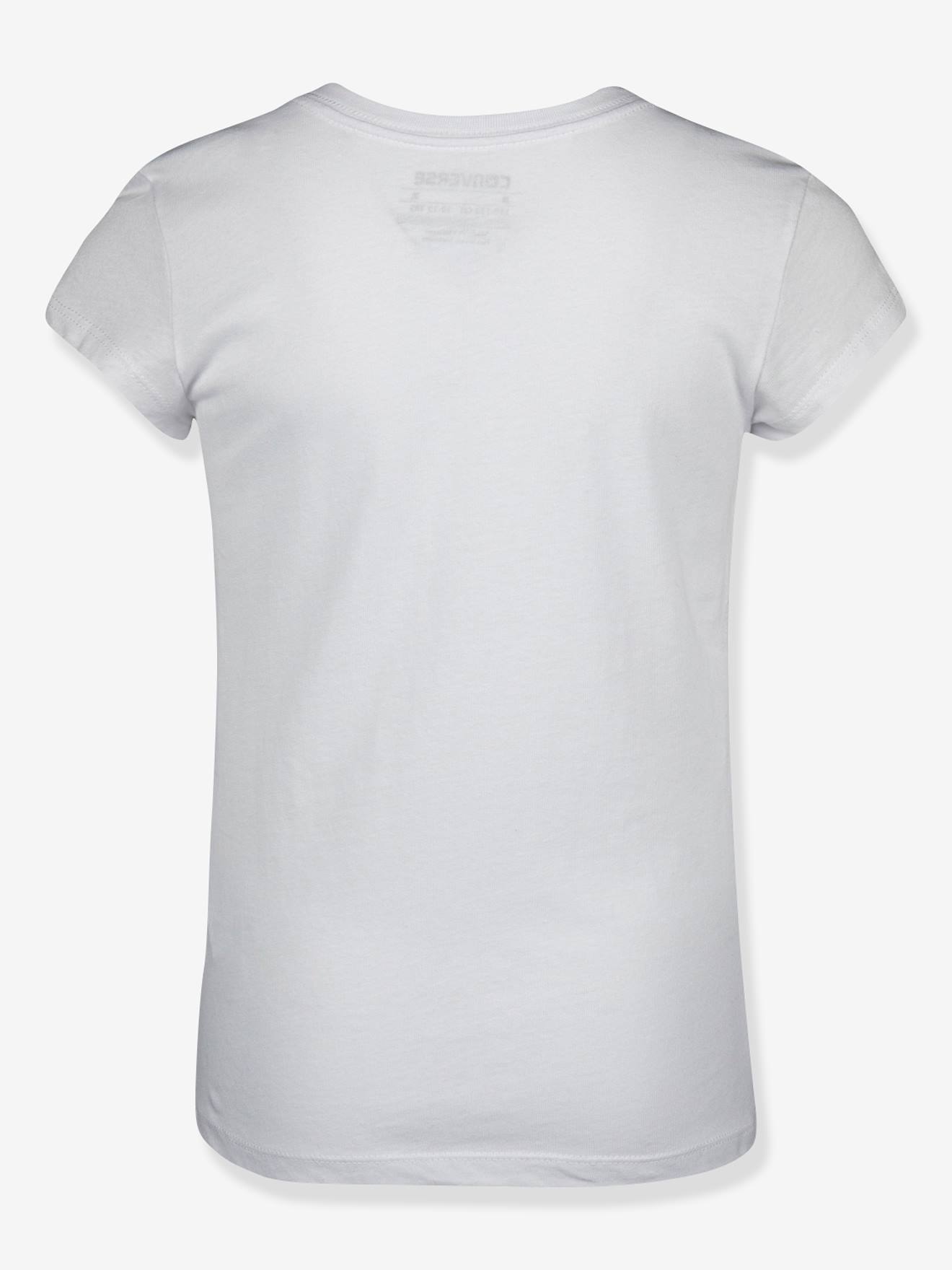 Converse Mädchen T-Shirt TIMELESS CHUCK PATCH TEE CONVERSE - weiß