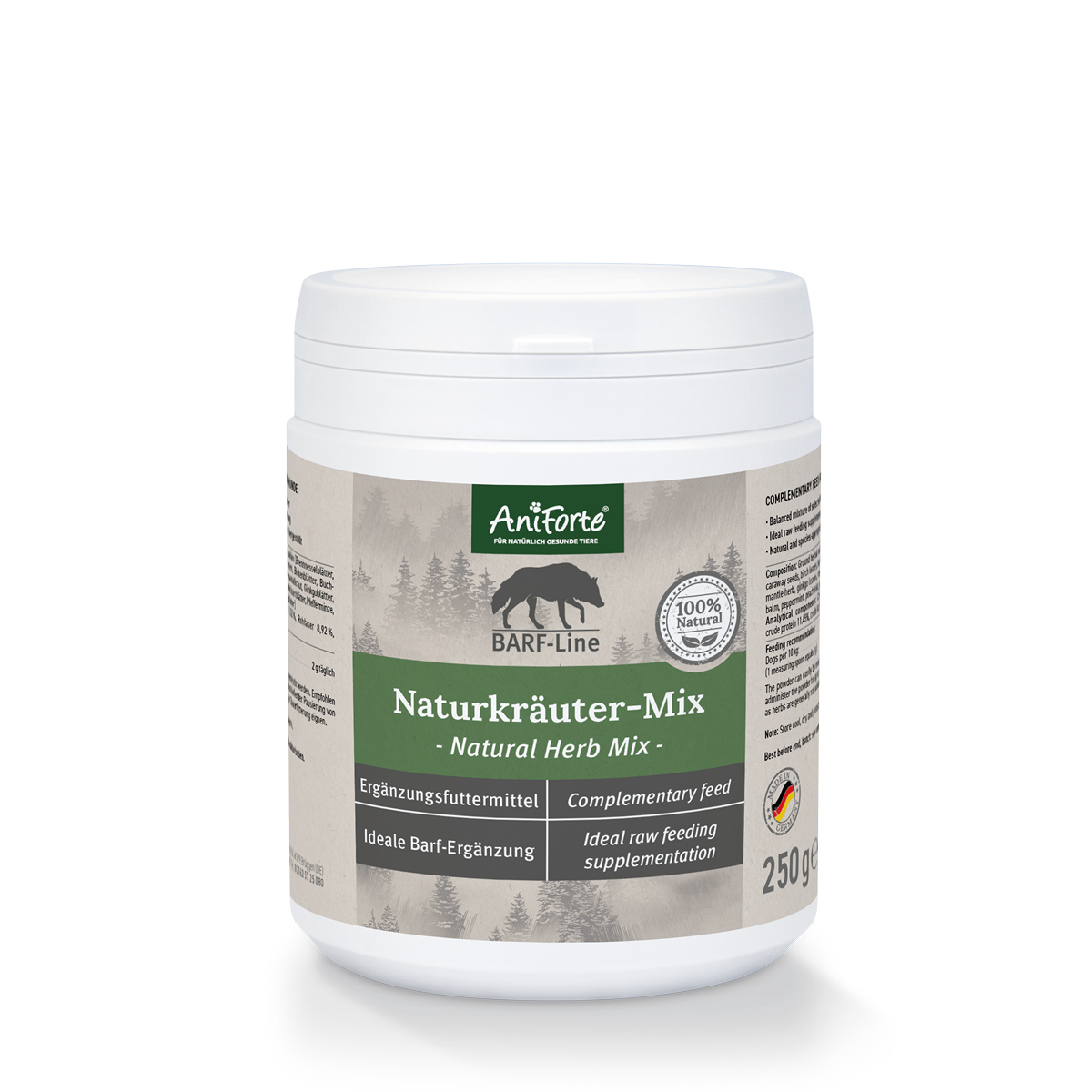 Aniforte Ergänzungsfutter & Aufzucht Aniforte BARF-Line Naturkräuter Mix 250g