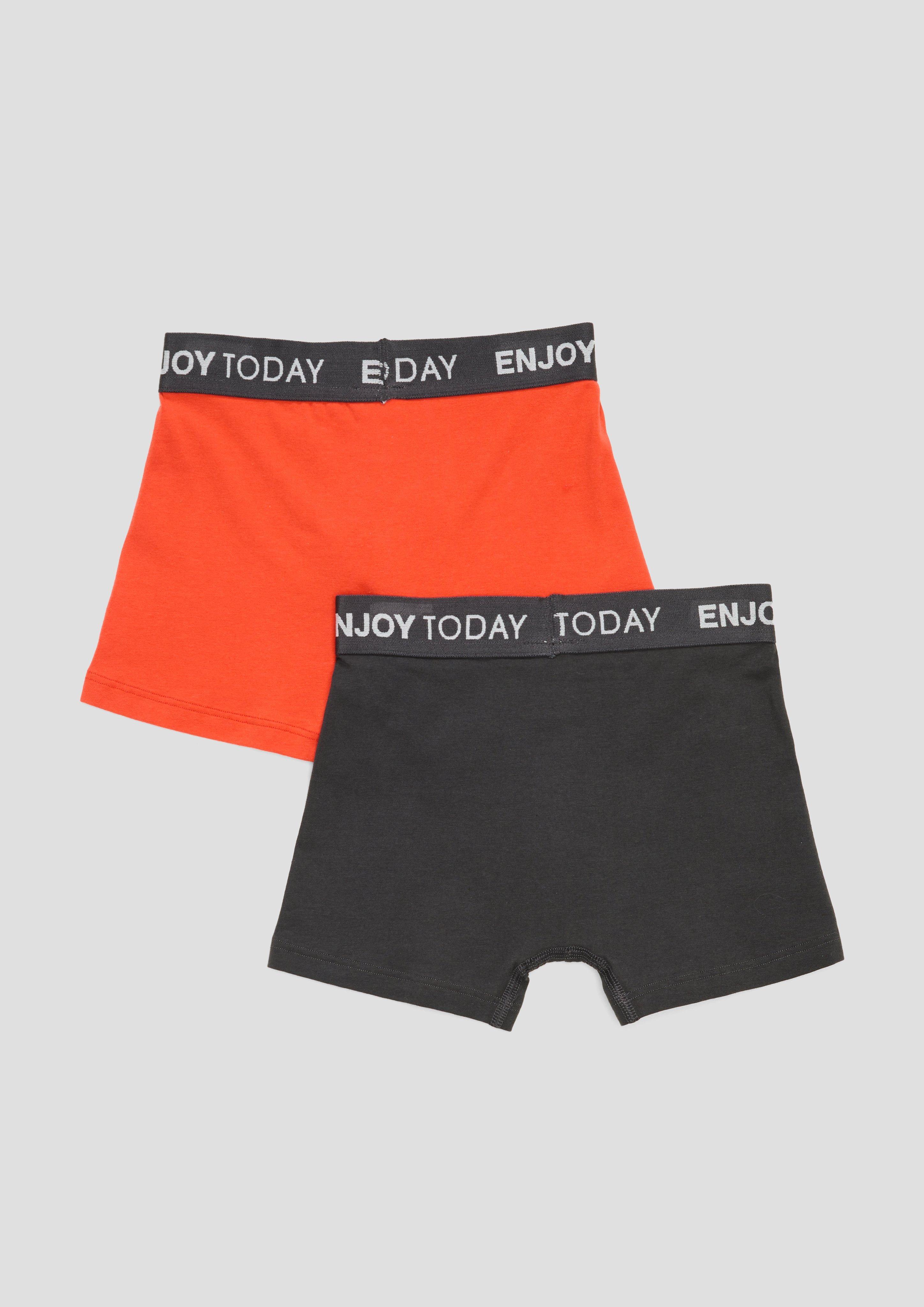Doppelpack Boxershorts mit Schriftzug-Bund  6009064-5169