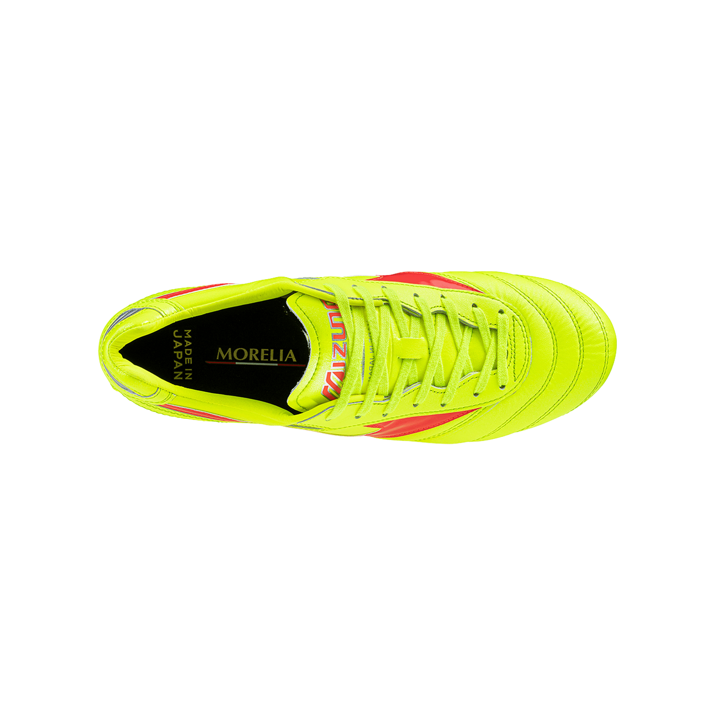 Mizuno Morelia II Made in Japan FG Dyna Gelb Rot Silber F45