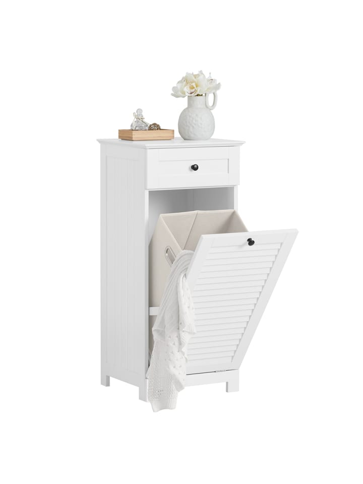 SoBuy Wäscheschrank in Weiß - (B)40 x (H)90 x (T)38cm günstig kaufen onesize