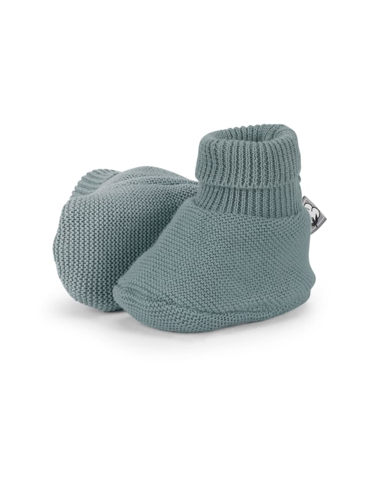 Sterntaler GOTS Strick-Schuh in grün günstig kaufen