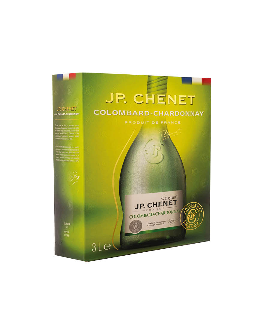 Vin de France Colombard Chardonnay J.P. Chenet 3 ℓ, Bag in Box
