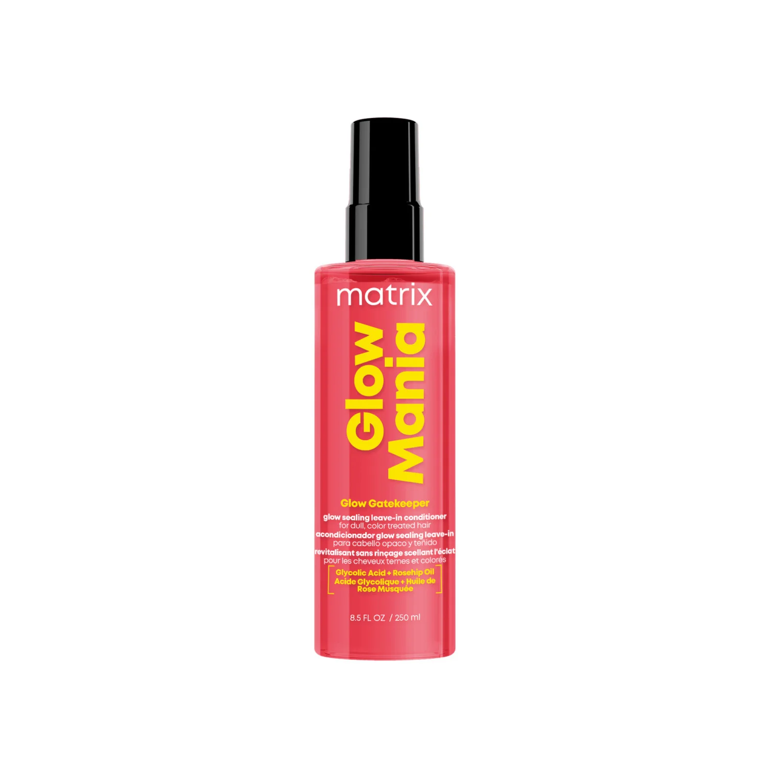 Glow Mania Glow Gatekeeper - Acondicionador sin enjuague que sella el brillo - Laca para peinar y dar acabado al cabello, spray protector del calor
