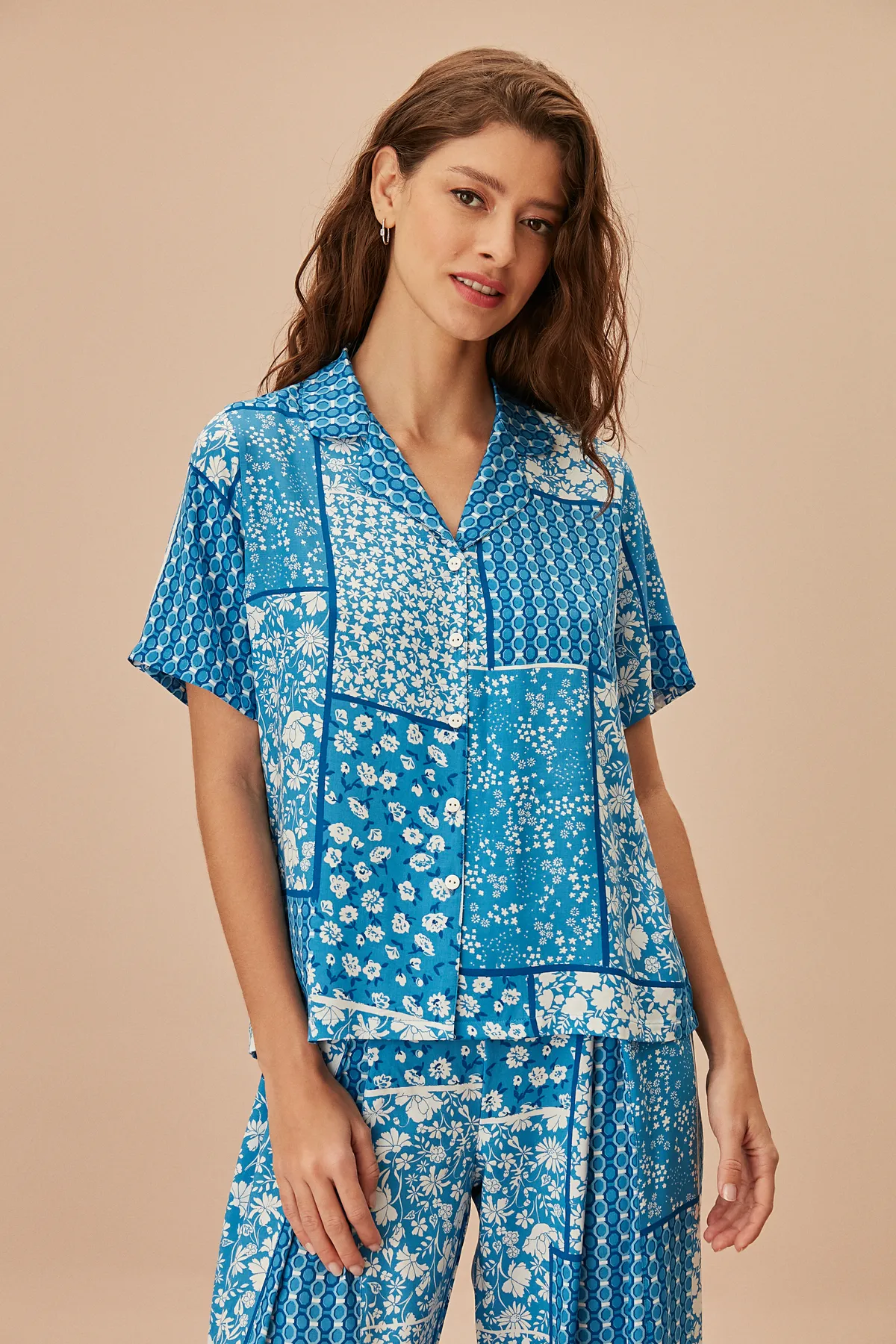 SUWEN  Traumhaftes maskulines Pyjama-Set