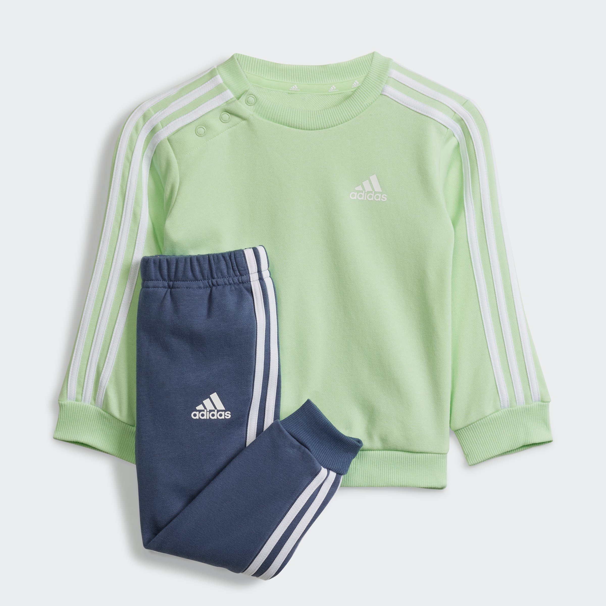 adidas Sportswear Trainingsanzug ESSENTIALS 3STREIFEN KIDS JOGGINGANZUG (2-tlg)