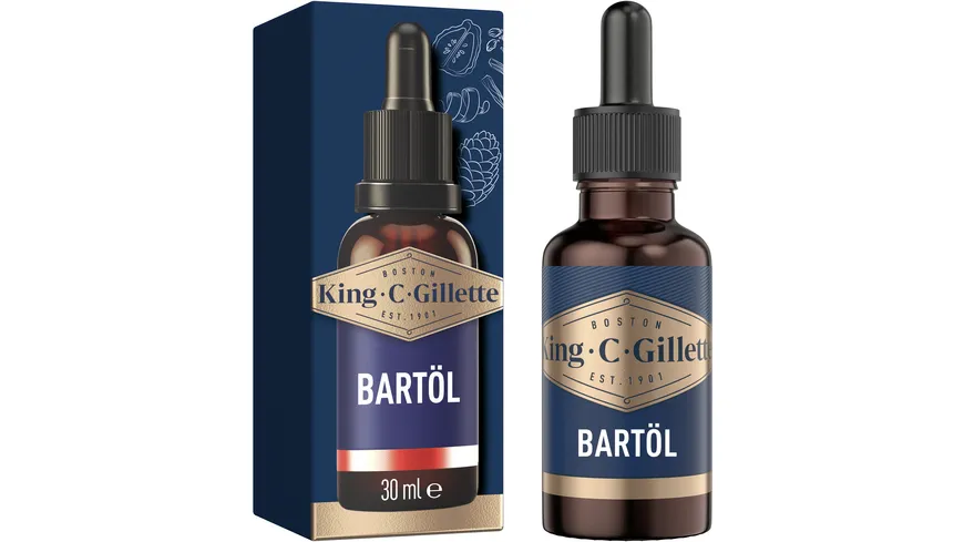 Gillette Bartpflege King C. Bartöl 30ml 30 ml