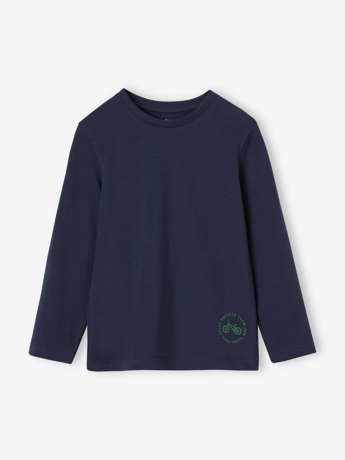 Vertbaudet 3er-Pack Jungen Langarmshirts BASIC Oeko-Tex - pack dunkelkhaki