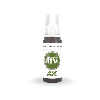 S.C.C. No.A Very Dark Brown (17 ml)