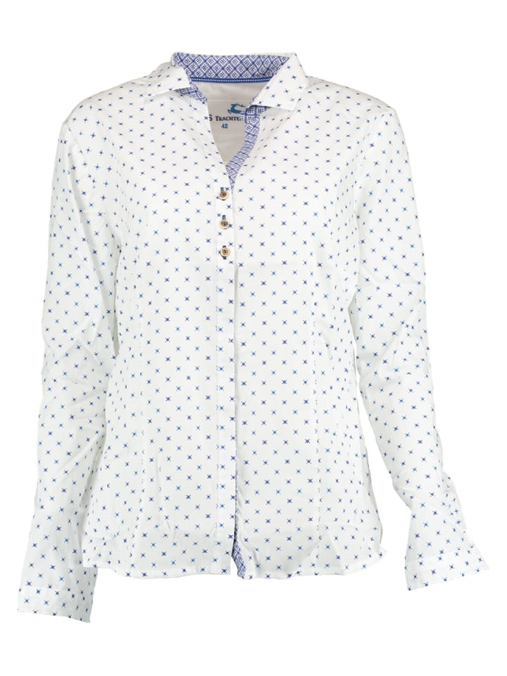OS-Trachten Bluse Lapilo in jeans günstig kaufen