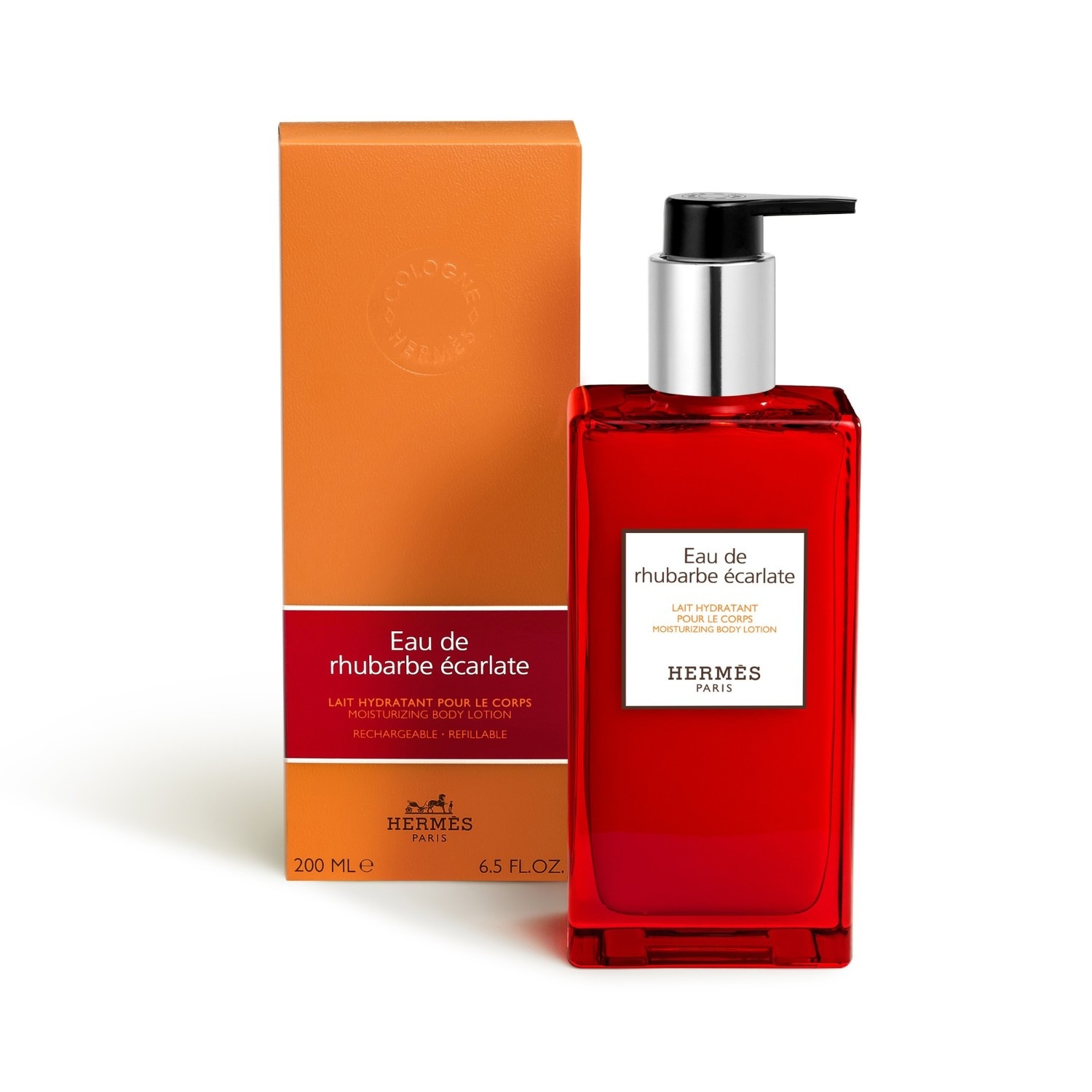 HERMÈS Szkarłatna Woda Rabarbarowa