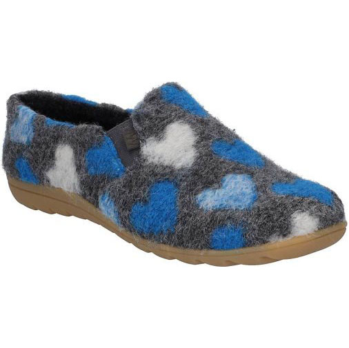 WESTLAND Hausschuh Cadiz 08, blau-multi
