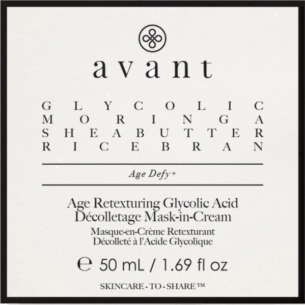 Avant Age Defy+ Age Retexturing Glycolic Acid Mask-in-Cream Gesichtsmaske