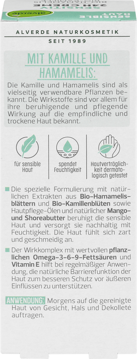 Gesichtscreme Sensitiv, 50 ml