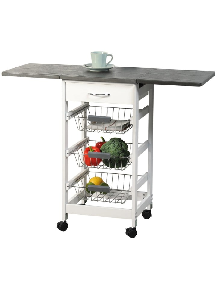 Kesper Küchen-Servierwagen in weiß günstig kaufen onesize
