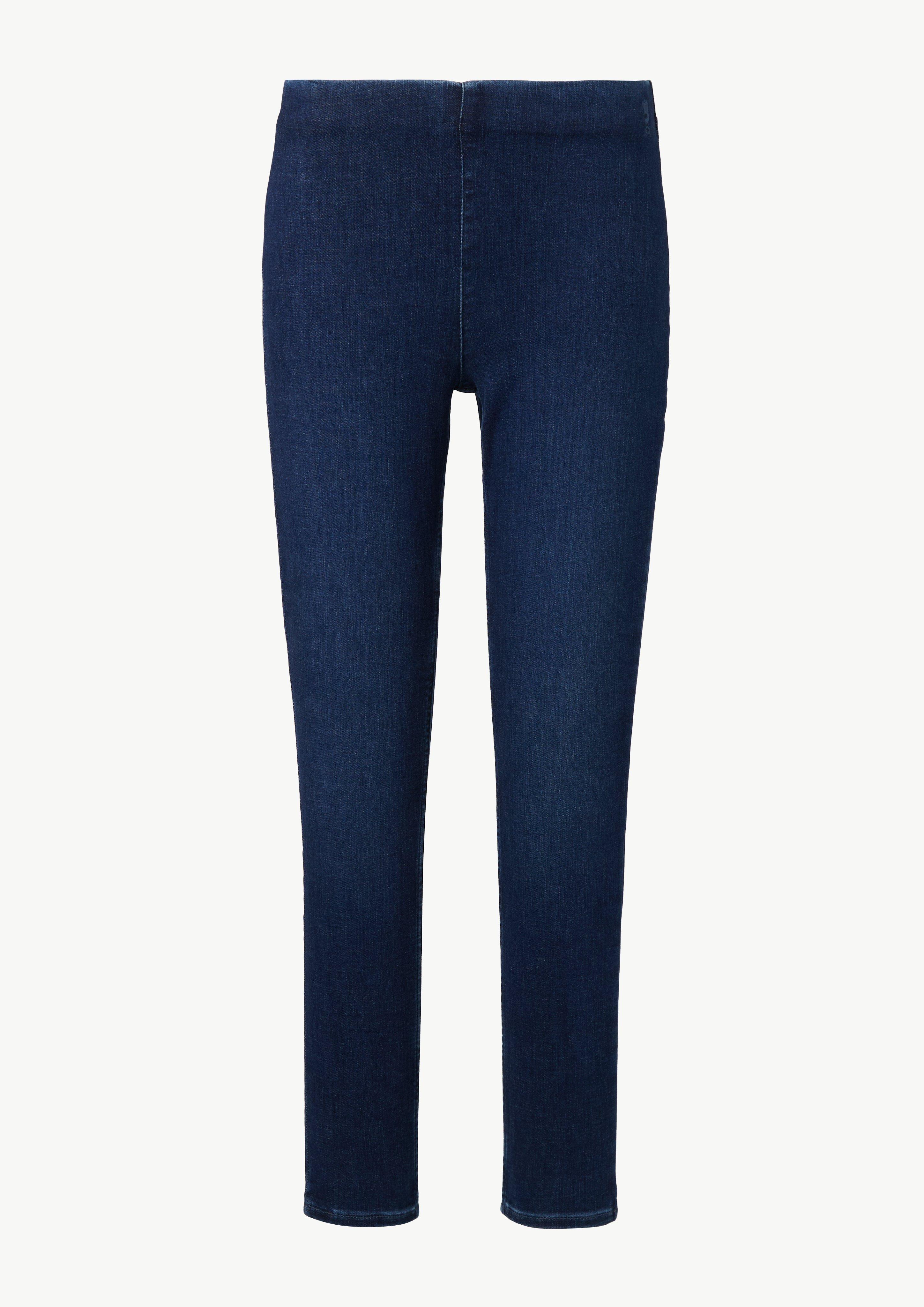 Super-Skinny-Jeans aus Baumwollstretch - blau
