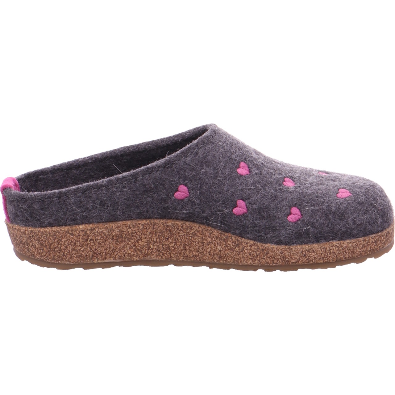 HAFLINGER Hausschuhe grau