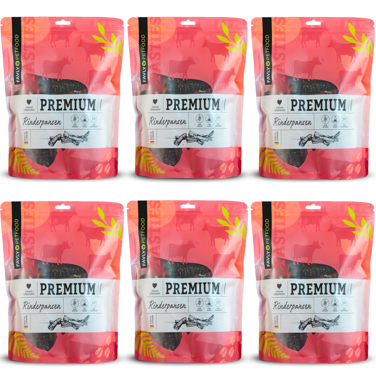 FAVLY Petfood Snacks FAVLY Petfood Rinderpansen 2,1 kg