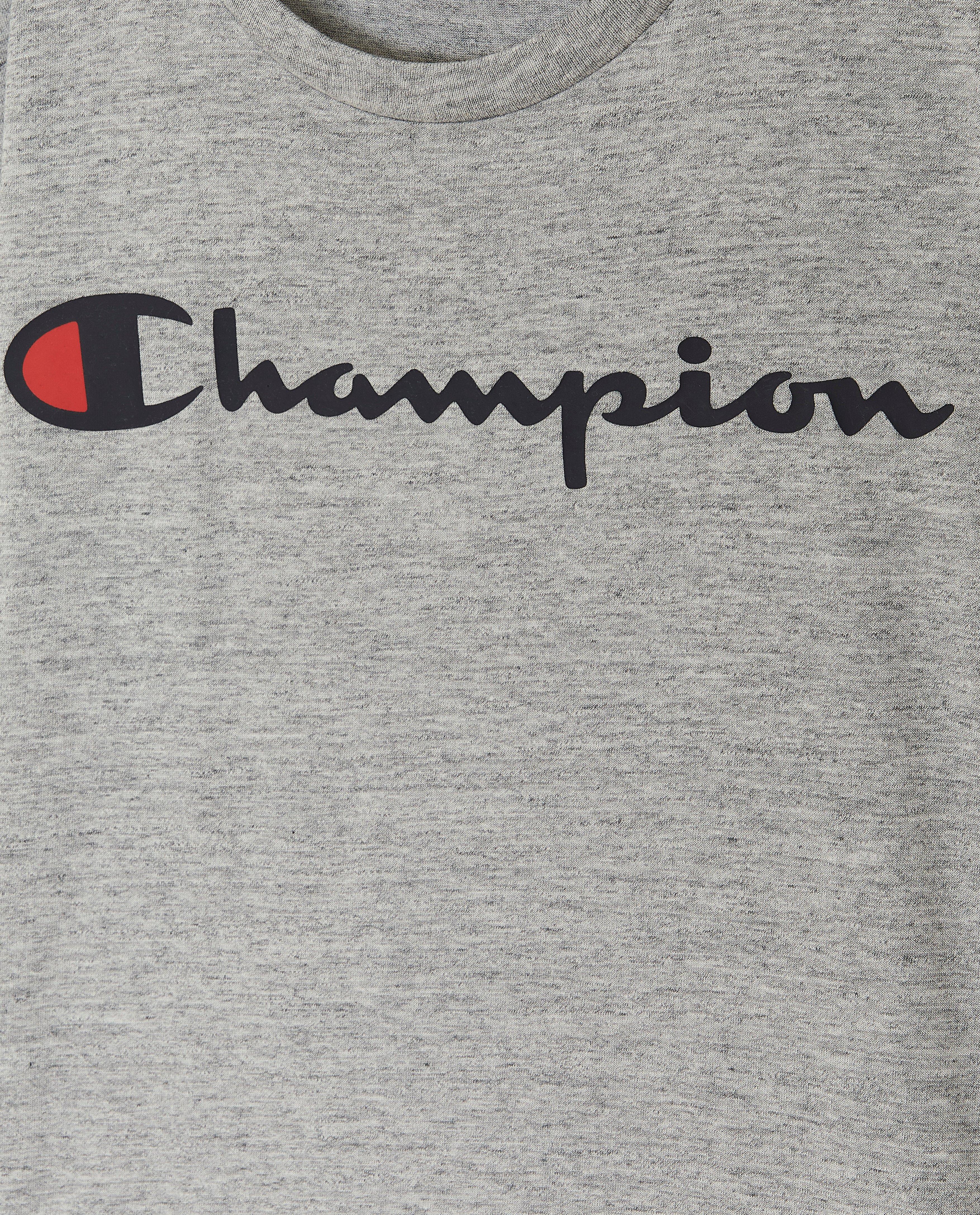 Champion póló szürke felirattal