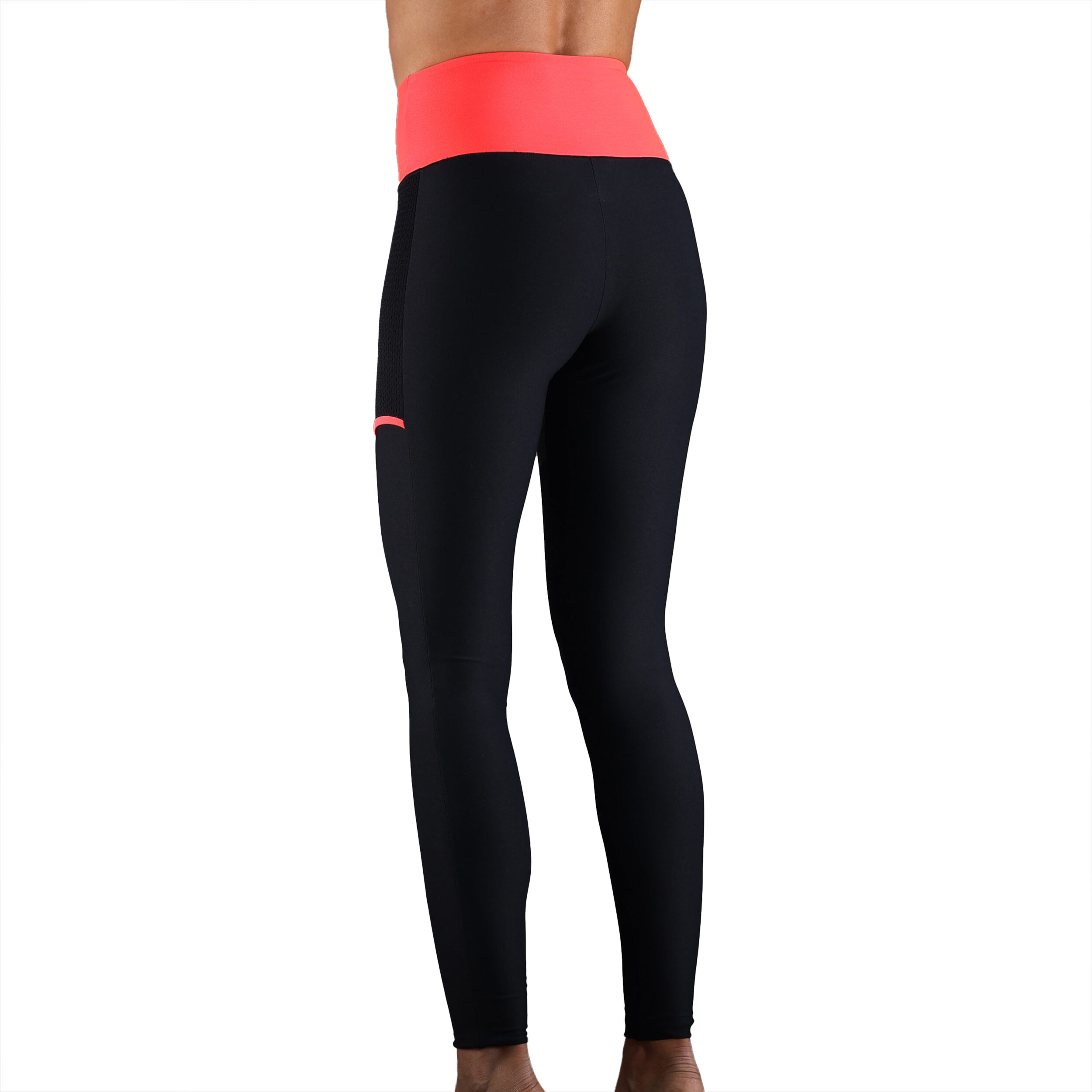 Fit Pocket Tight Damen - Schwarz, Koralle
